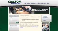 Desktop Screenshot of chiltonestimating.com