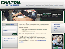 Tablet Screenshot of chiltonestimating.com